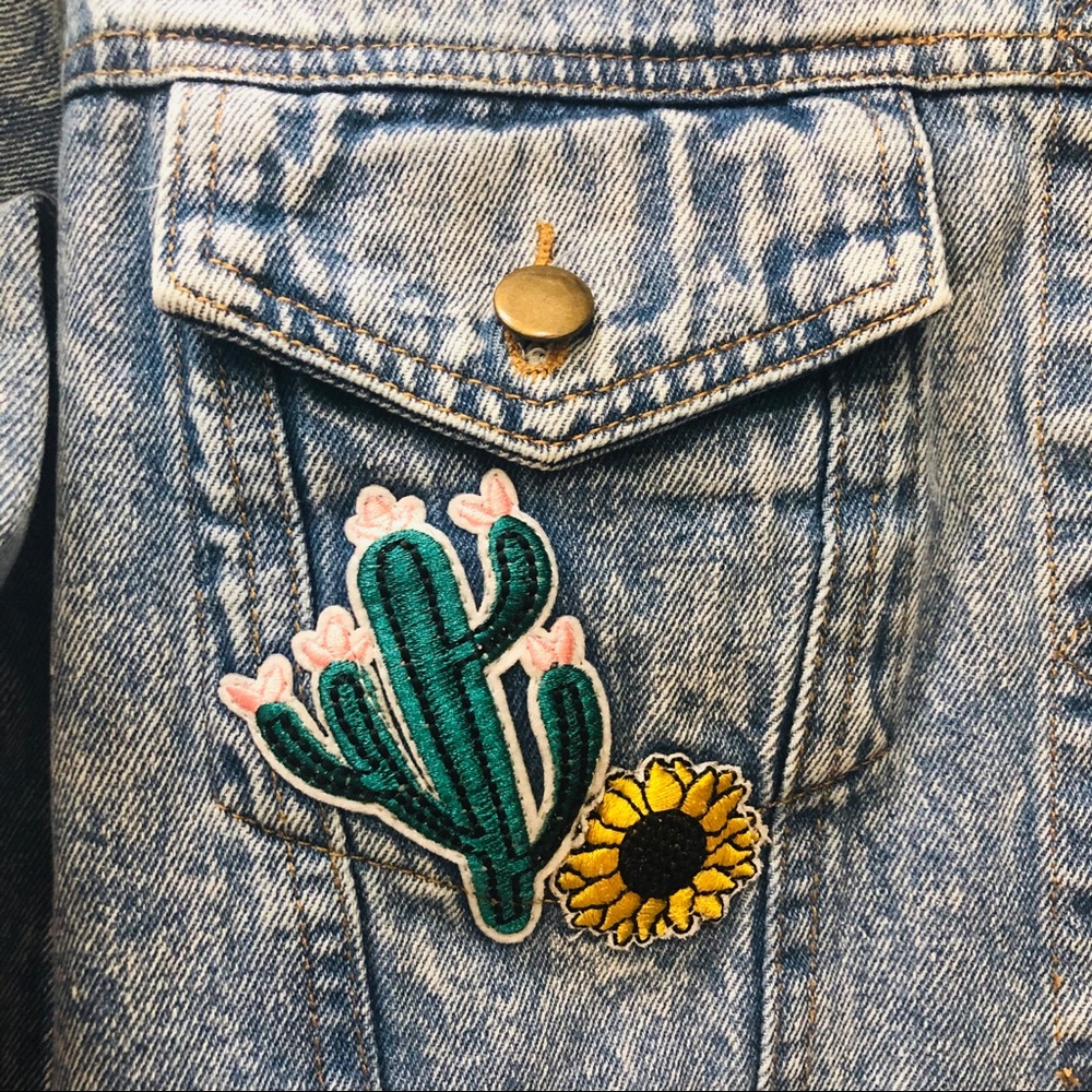 Denim Jacket Acid Wash - S 😻 - Picture 4 of 5